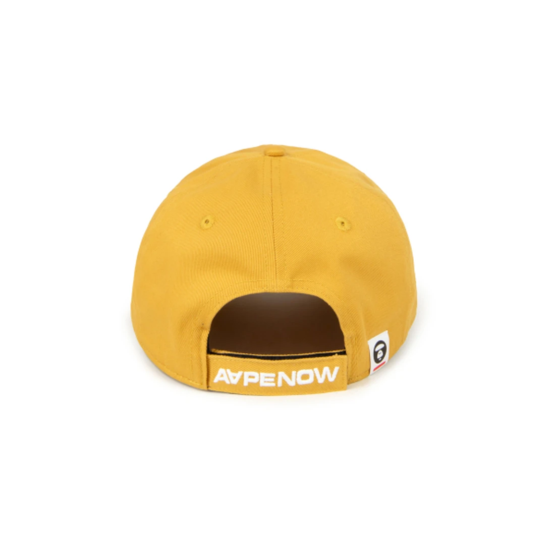 에이프 AAPE NOW 문페이스 로고 캡 옐로우 AAPCPM4865XXQYED