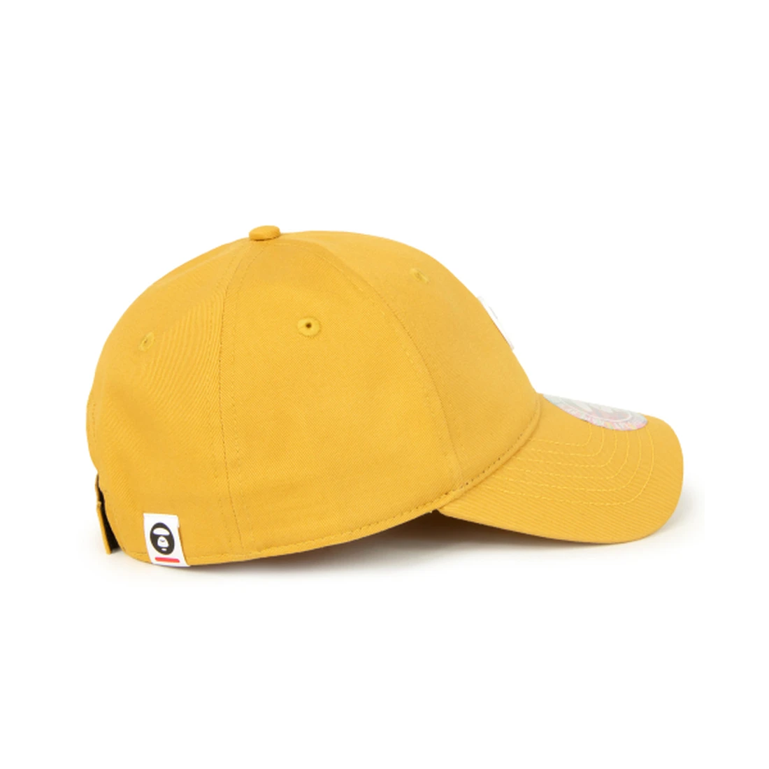 에이프 AAPE NOW 문페이스 로고 캡 옐로우 AAPCPM4865XXQYED
