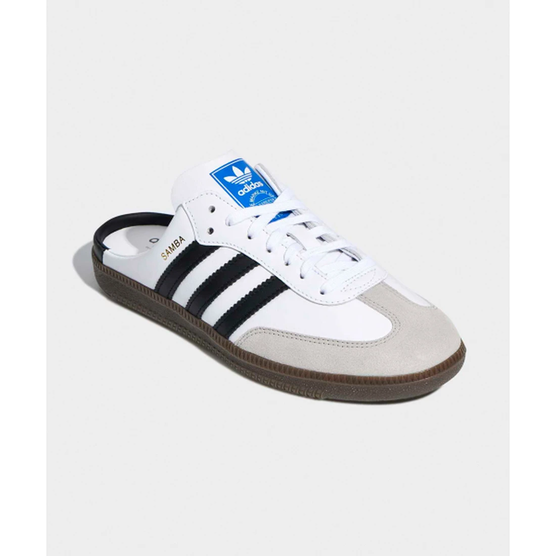 아디다스 삼바 OG 뮬 화이트 블랙 LB3814