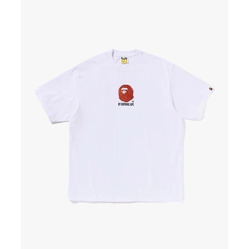 베이프 스트로베리 BY BATHING APE 릴렉스드 핏 티셔츠 M 화이트