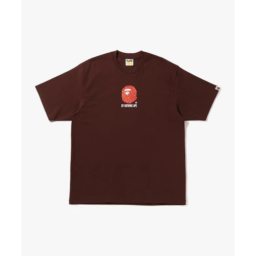 베이프 스트로베리 BY BATHING APE 릴렉스드 핏 티셔츠 M 브라운