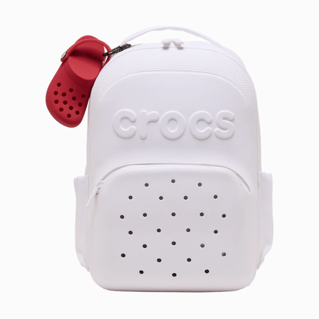 크록스 클래식 클로그 파우치 백 참 코트 레드 212288-7CX