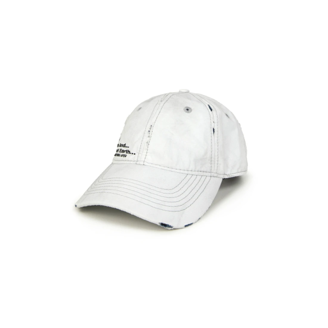 에이프 디스트레스트 로고 볼캡 AAPCPM5346XXPWHE