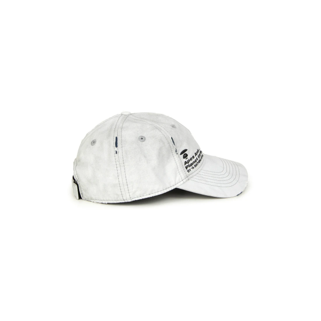 에이프 디스트레스트 로고 볼캡 AAPCPM5346XXPWHE