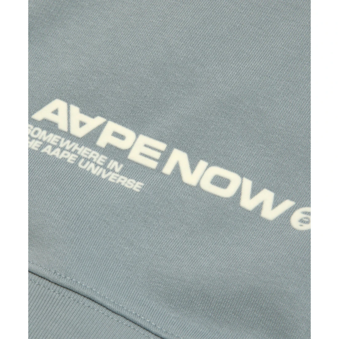 에이프 AAPENOW 라운드로고 베이직 라운드넥 맨투맨 AAPSWMC348XXPGYK