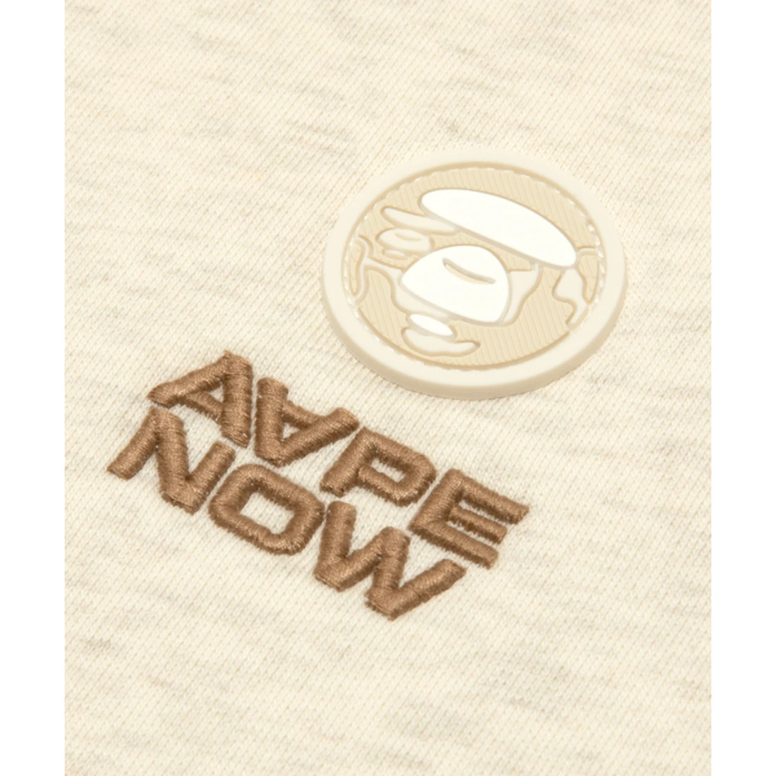 에이프 AAPENOW 라운드로고 베이직 맨투맨 AAPSWMC349XAPBG2