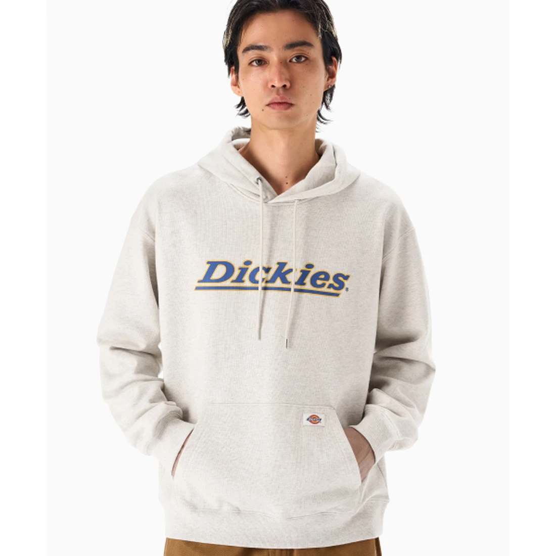 디키즈 언더 바 후디 오트밀 멜란지 DKFTK9A04OM