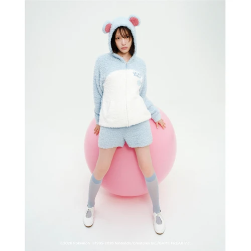 포켓몬 젤라또 마릴 후드티 & 반바지 세트