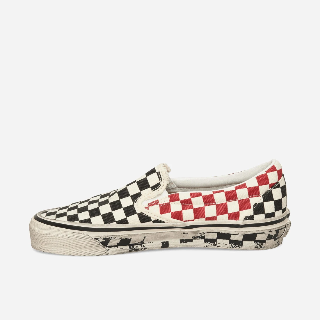 반스 Act of Disagreement LX Classic Slip-On 98 블랙 서양 장기판 VN00111F95Y1 이미지 3