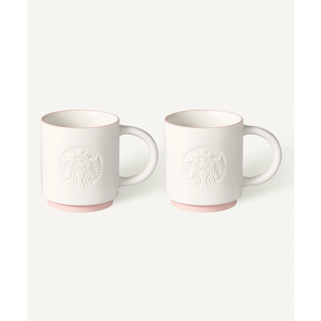 스타벅스 시그니처 사이렌 머그 핑크 355ml 2P 1005362 이미지 2