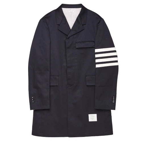 톰 브라운 체스터필드 트윌 코트 MOU543A 03788 415 NAVY