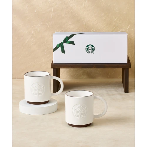 스타벅스 시그니처 사이렌 머그 브라운 355ml 2P