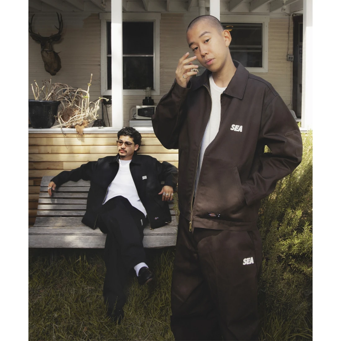 WDS x 디키즈 아이젠하워 재킷 블랙 DKFJC2UA0BK 이미지 2