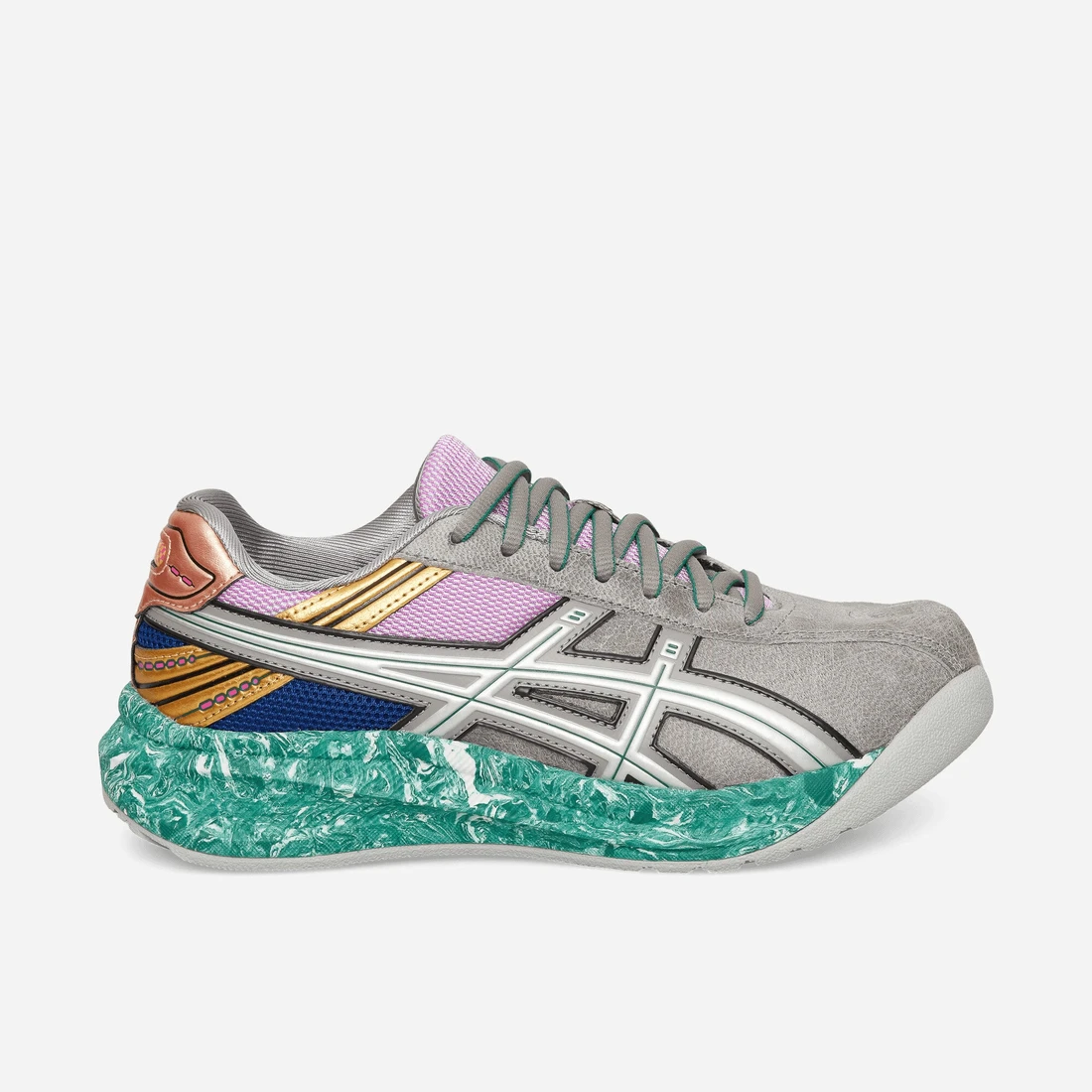 아식스 Women's Kiko Kostadinov Lyasa FF II 클레이 그레이 재스퍼 그린 1202A544-020