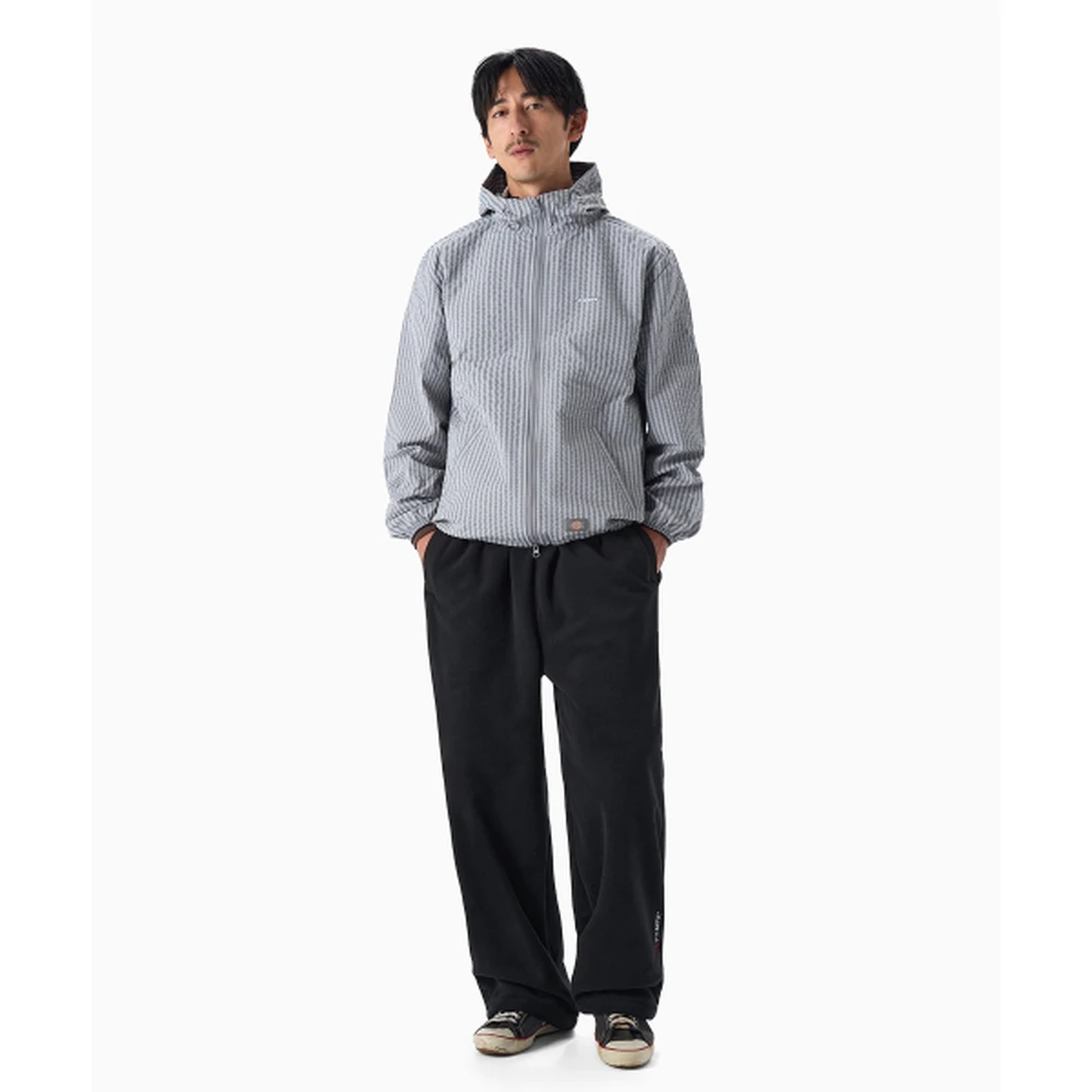 디키즈 폴라텍 릴렉스드 플리스 팬츠 블랙 DKFFTBA02BK 이미지 2
