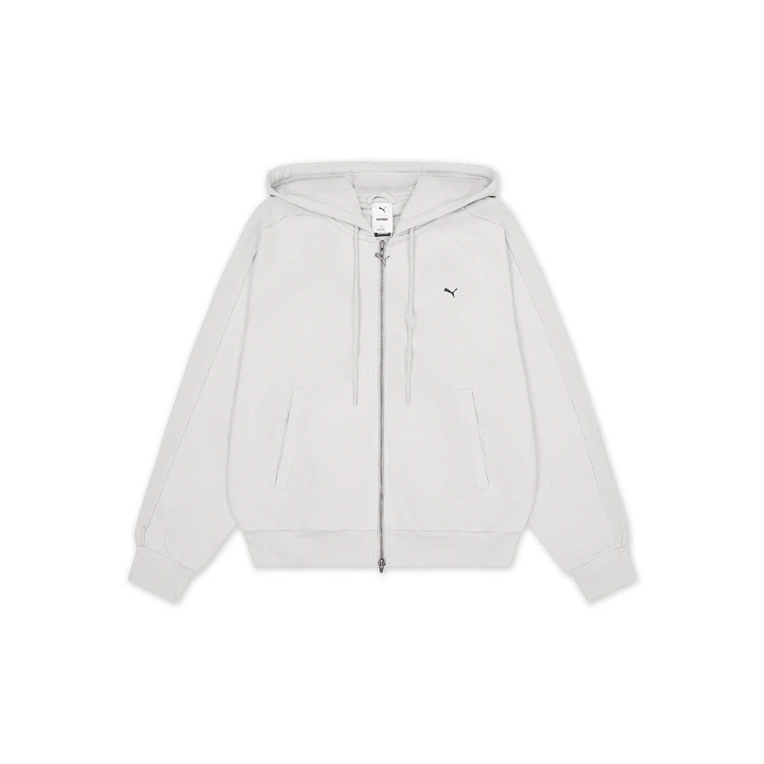 무신사 x 푸마 T7 풀 집 후디드 재킷 쿨 라이트 그레이 640538-09
