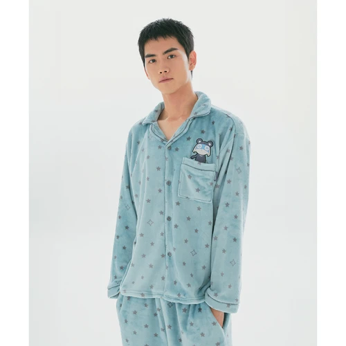 개구리 중사 케로로 x 스파오 수면 파자마 라이트 블루