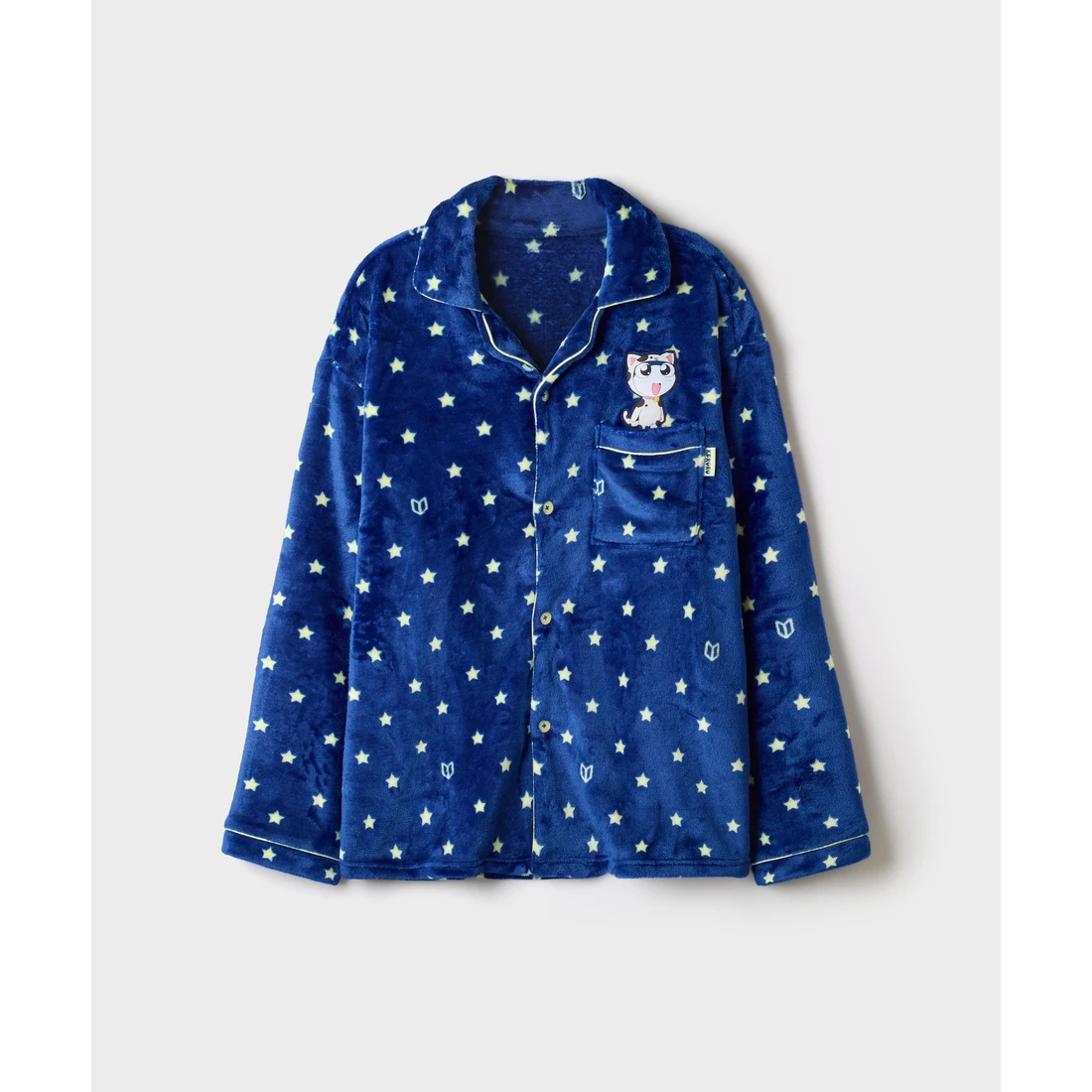 개구리 중사 케로로 x 스파오 수면 파자마 네이비 SPPPG4VU12-NAVY 이미지 2