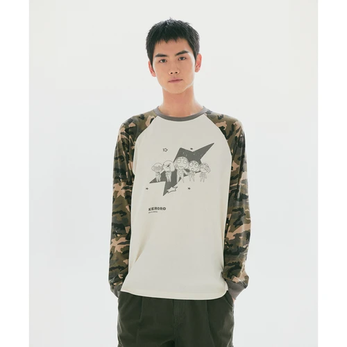 개구리 중사 케로로 x 스파오 긴팔 티셔츠 믹스