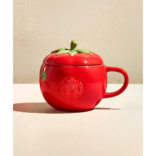 스타벅스 파머스마켓 토마토 리드 머그 300ml