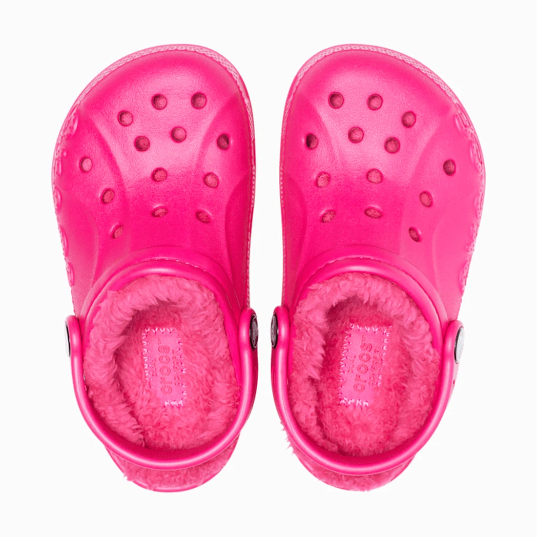 크록스 바야 라인드 클로그 키즈 캔디 핑크 / 캔디 핑크 207500-6X3 이미지 3