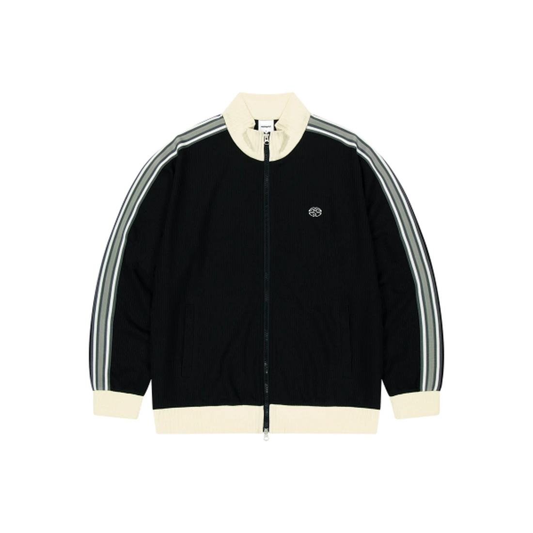 마하그리드 니트 트랙 집업 블랙 MG2GFMM494ABK