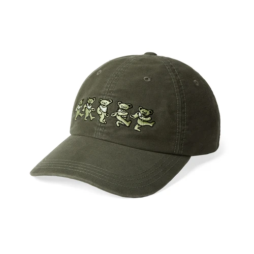 그레이트풀 데드 x 디스이즈네버댓 댄싱 베어스 캡 올리브