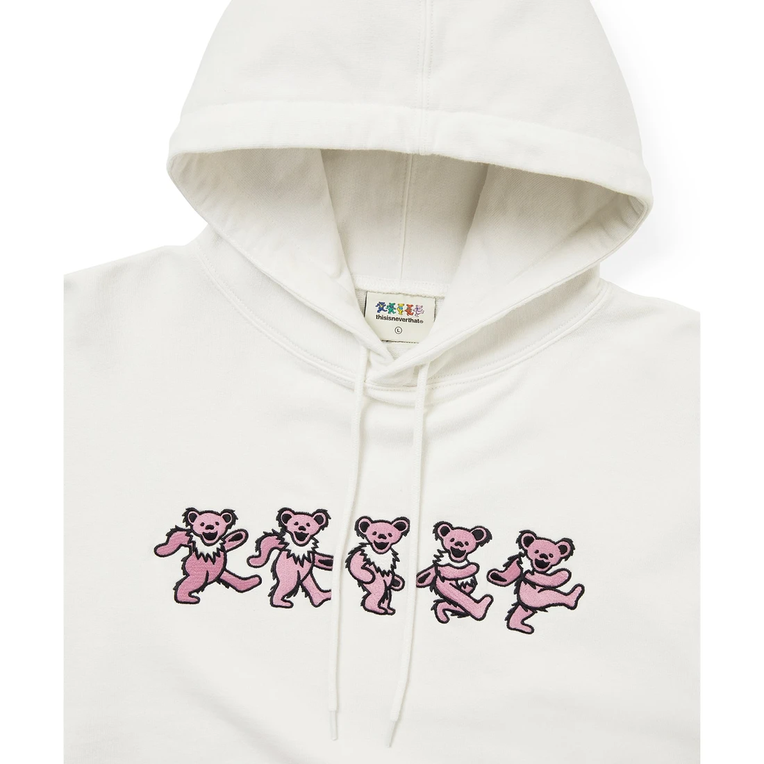 그레이트풀 데드 x 디스이즈네버댓 댄싱 베어스 후디 오프 화이트 GD263TSWHO01OFW 이미지 2