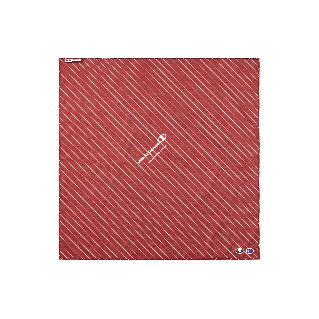 디미토 x 챔피온 스크립트 로고 반다나 스트라이프 레드 CSZD43570 이미지 3