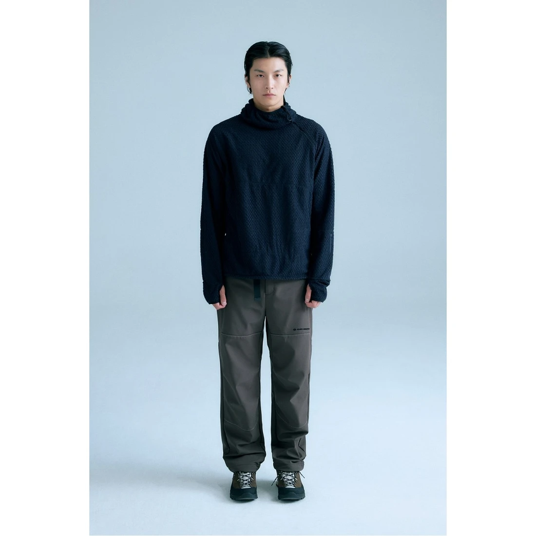 WM 베이스레이어 후드 티 8UTBA26302DGY 이미지 2