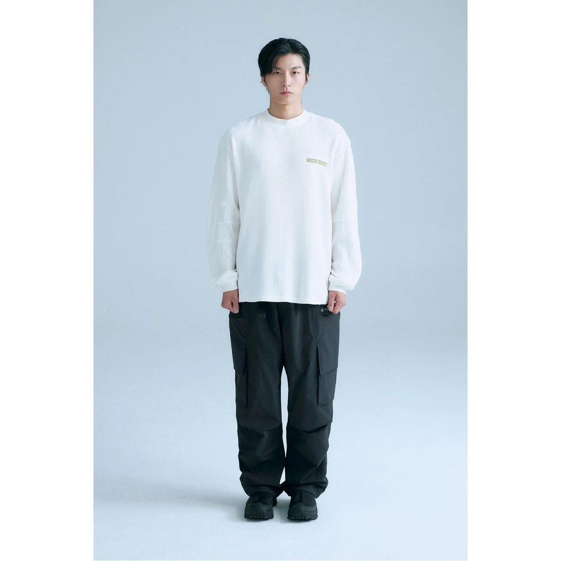 WM 와플 크루넥 티 8UTBA26304CRE 이미지 2