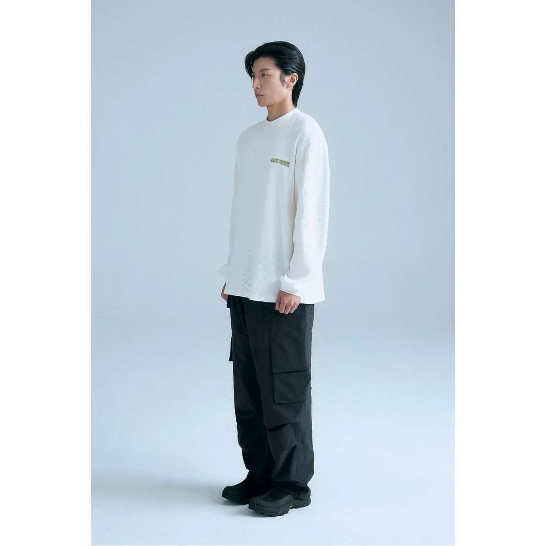 WM 와플 크루넥 티 8UTBA26304CRE 이미지 3