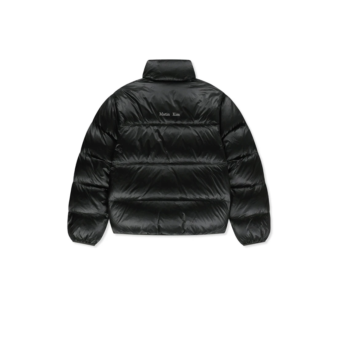 마뗑킴 아이콘 로고 다운 점퍼 블랙 MK269ODW306UBB 이미지 3
