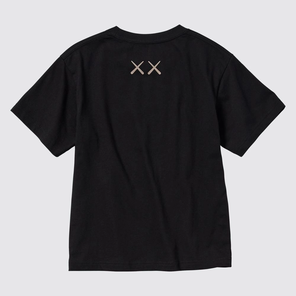 카우스 x 유니클로 UT 그래픽 티셔츠 블랙 키즈 467771