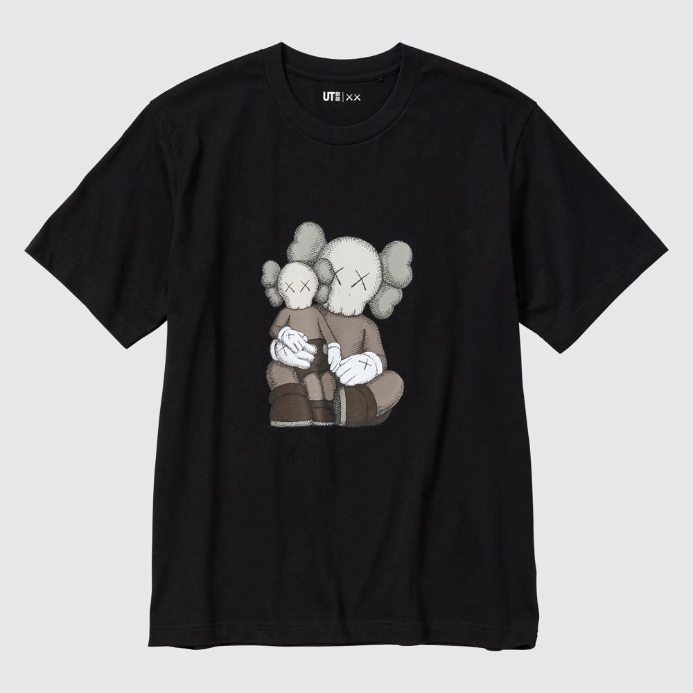 카우스 x 유니클로 UT 그래픽 티셔츠 블랙 467775