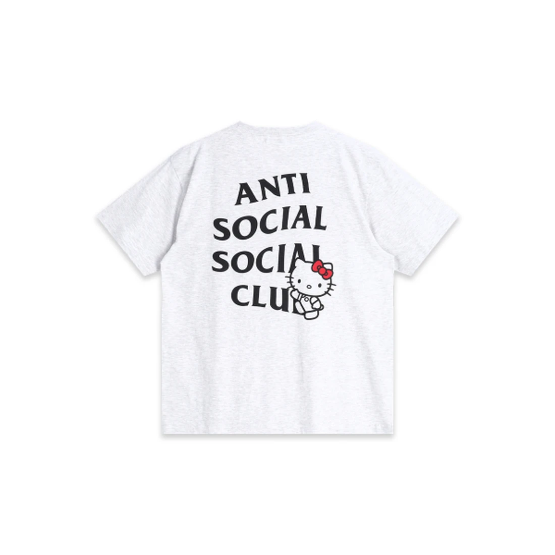 안티 소셜 소셜 클럽 x 헬로 키티 ASHKC 반팔 티셔츠 그레이 TI26C0301511