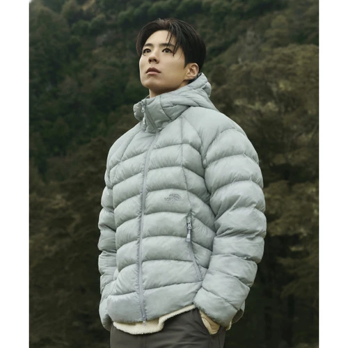 노스페이스 알토르 온볼 패딩 자켓 메탈 그레이