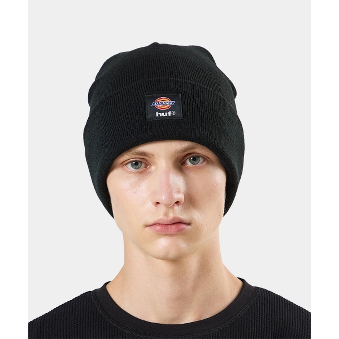허프 비니 x 디키즈 블랙 DKFCP2UA1BK 이미지 3