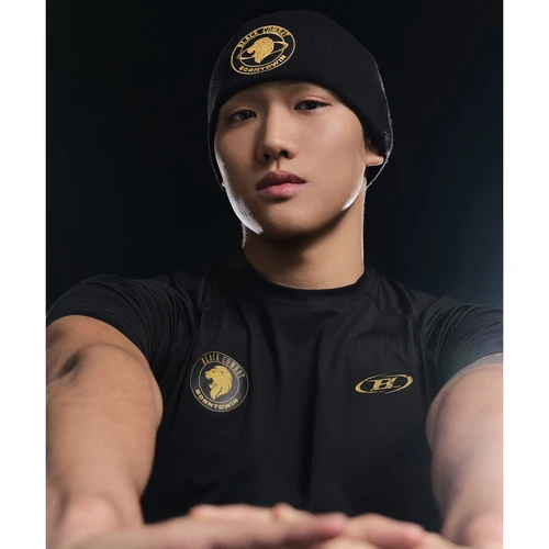 본투윈 x 블랙컴뱃 비니 블랙
