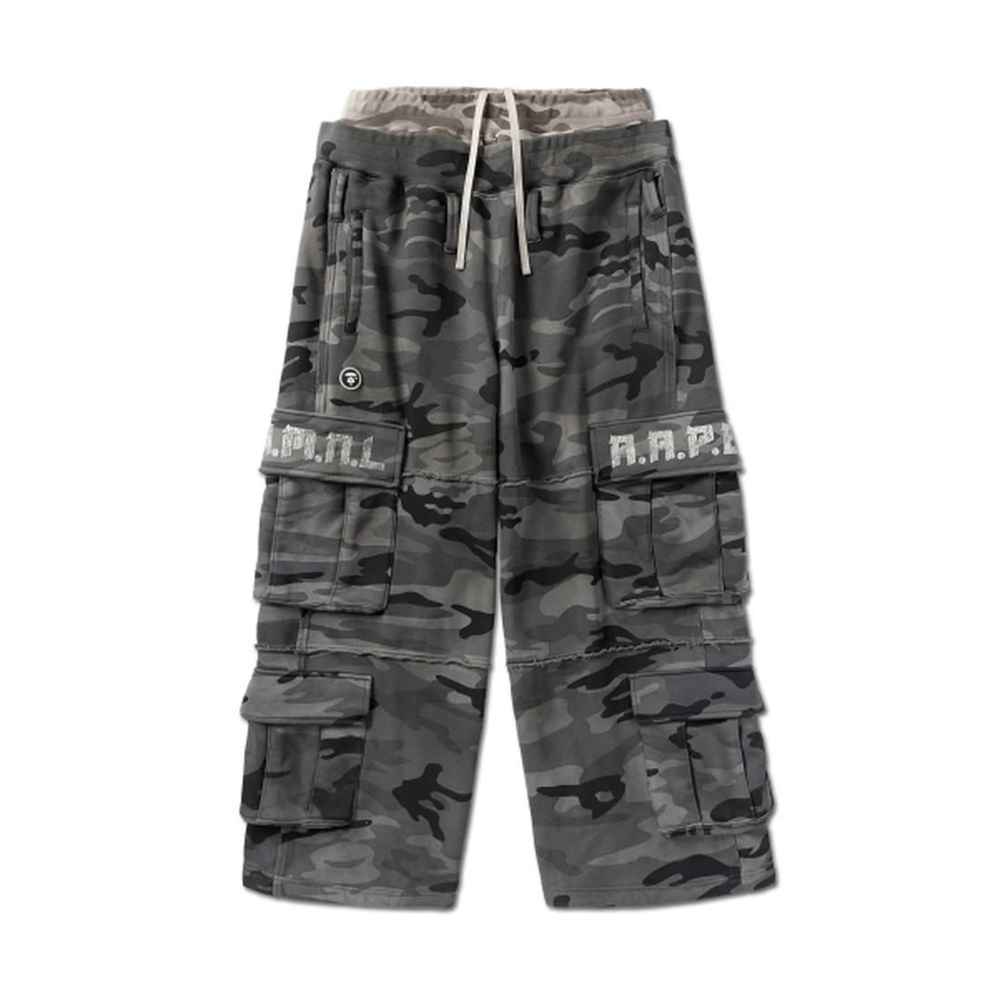 에이프 X NMNL DOUBLE WAIST SWEATPANTS AAX26FPT001GR 이미지 2