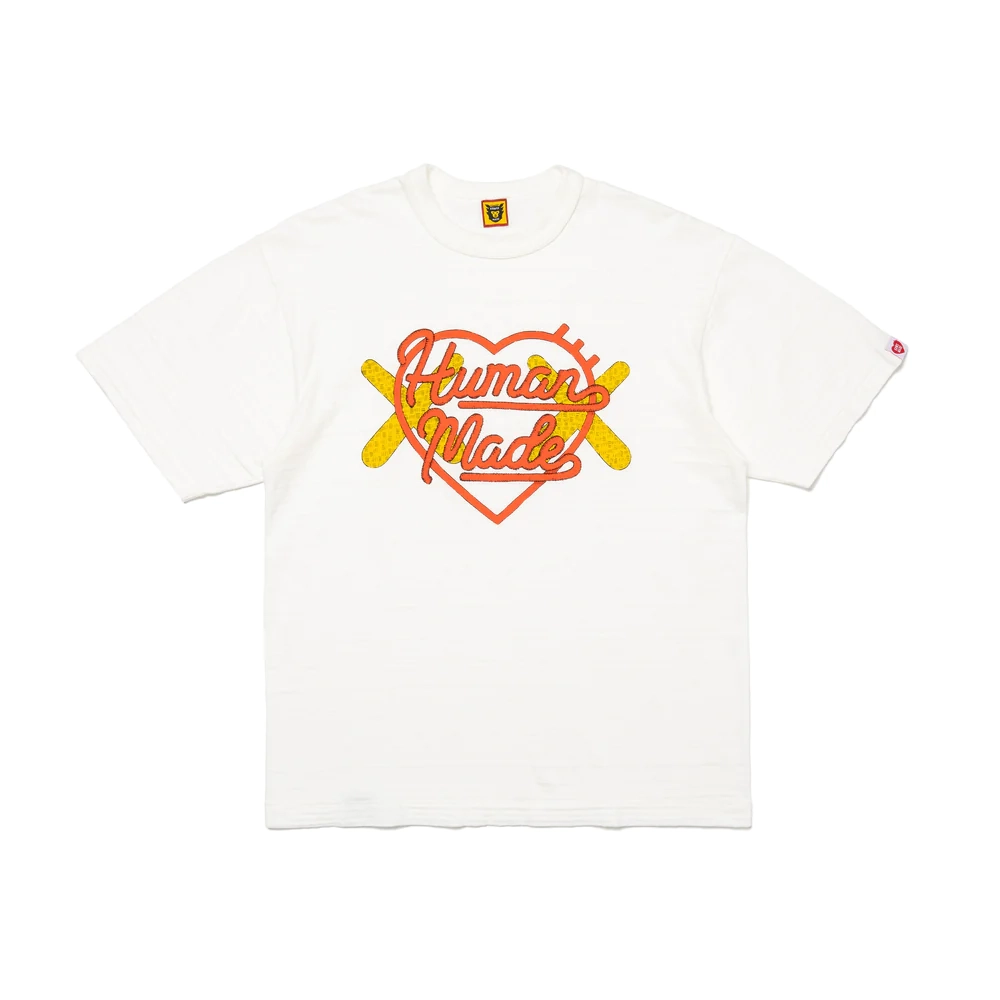 카우스 x 휴먼메이드 그래픽 티셔츠 #1 화이트 XX26TE005