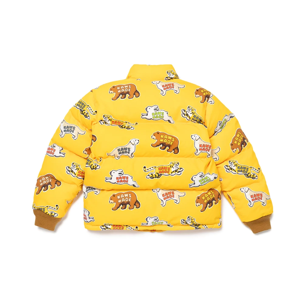카우스 x 휴먼메이드 다운 자켓 키즈 옐로우 XX26JK005-YELLOW