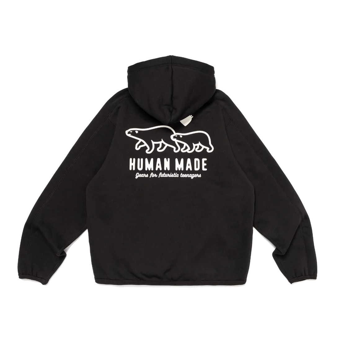 휴먼 메이드 플리스 스웻 집 후디 블랙 HM26CS043-BLACK