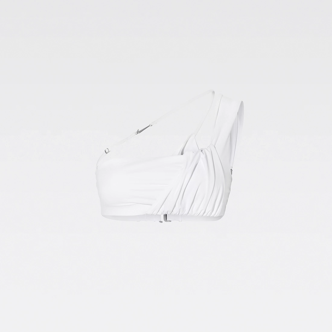 자크뮈스 x 나이키 라 브래지어 드레이프 탑 화이트 241JS229-2527-100/FV0502-100