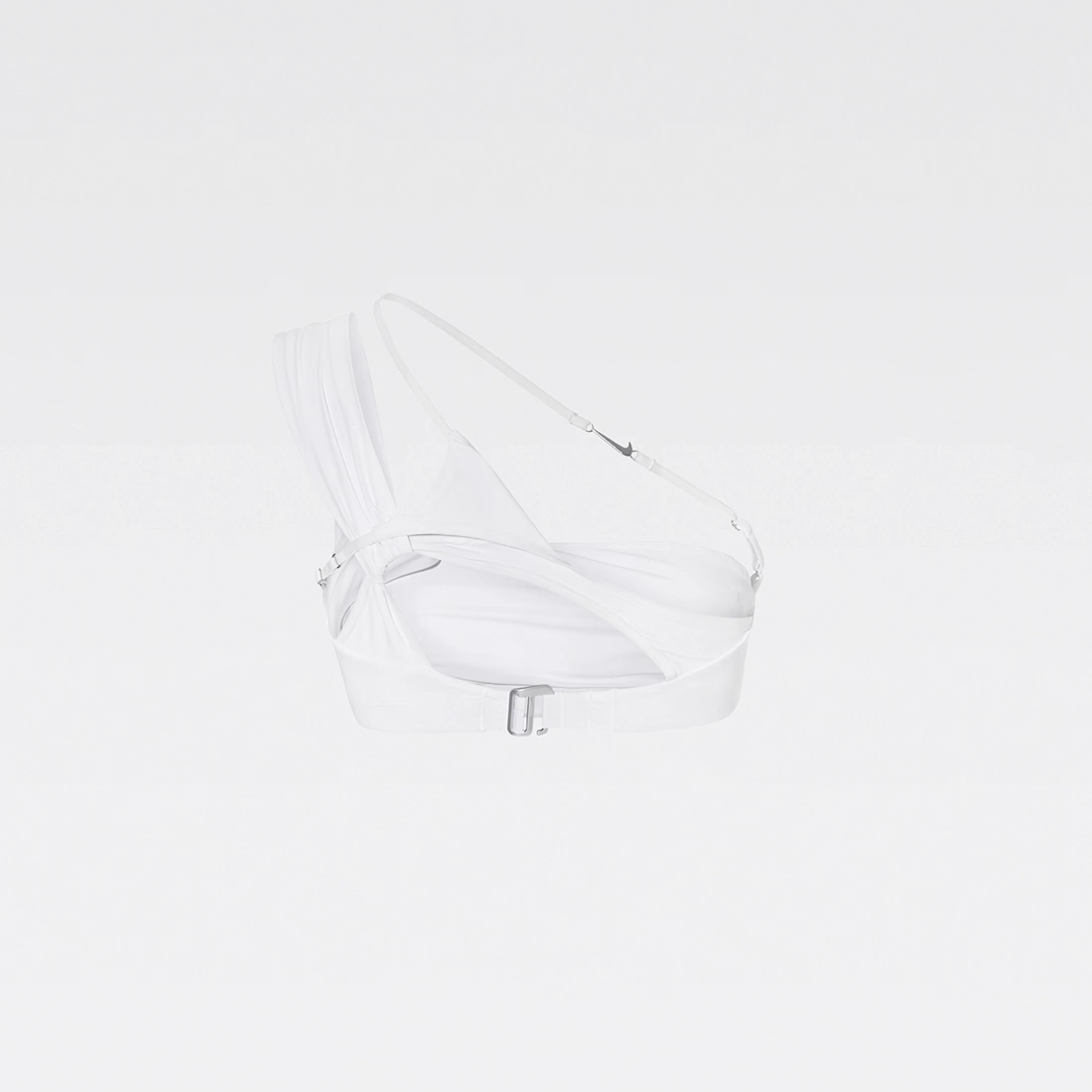 자크뮈스 x 나이키 라 브래지어 드레이프 탑 화이트 241JS229-2527-100/FV0502-100