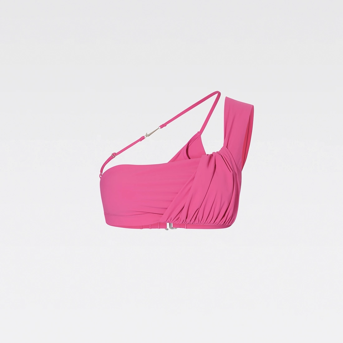 자크뮈스 x 나이키 라 브래지어 드레이프 탑 다크 핑크 241JS229-2527-450