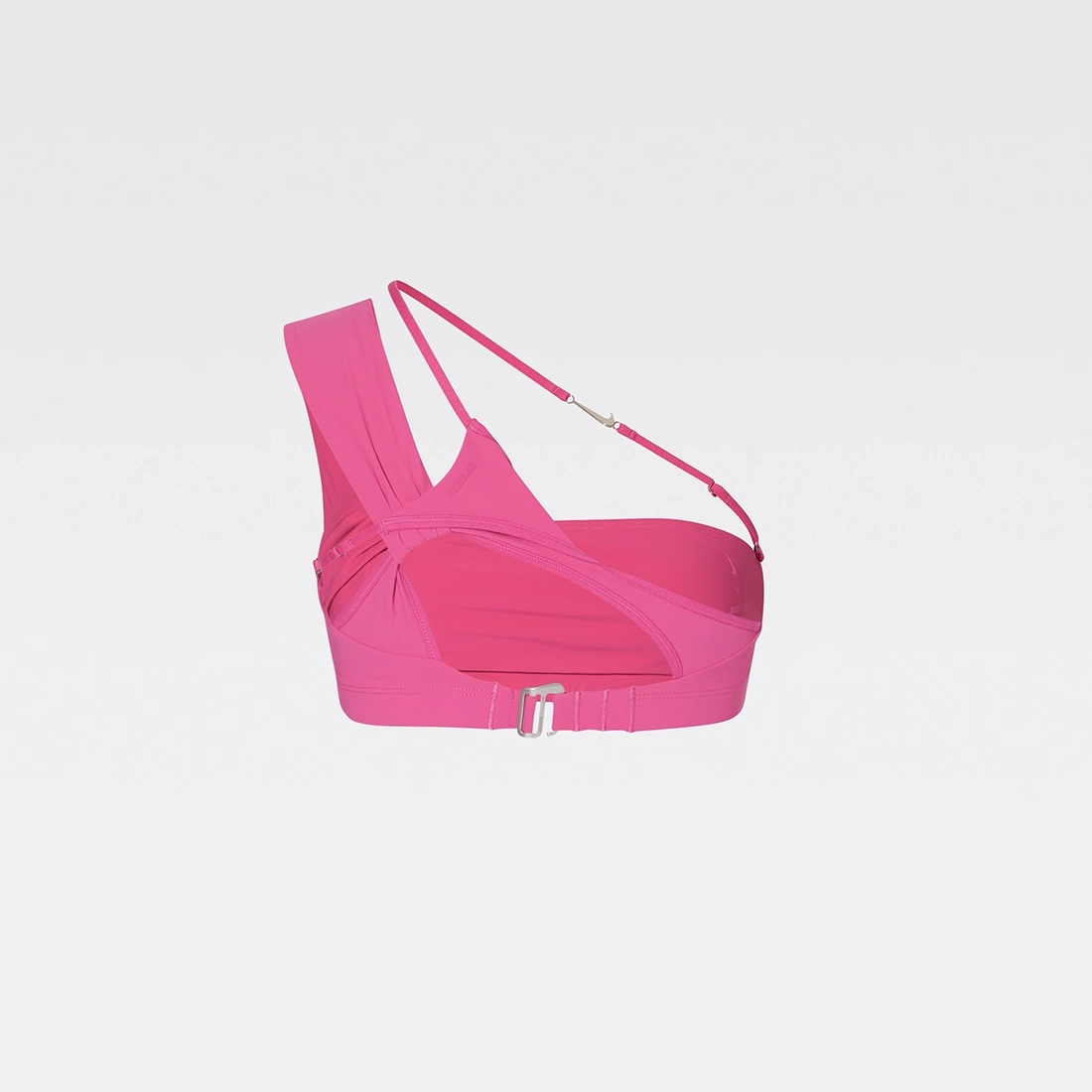 자크뮈스 x 나이키 라 브래지어 드레이프 탑 다크 핑크 241JS229-2527-450