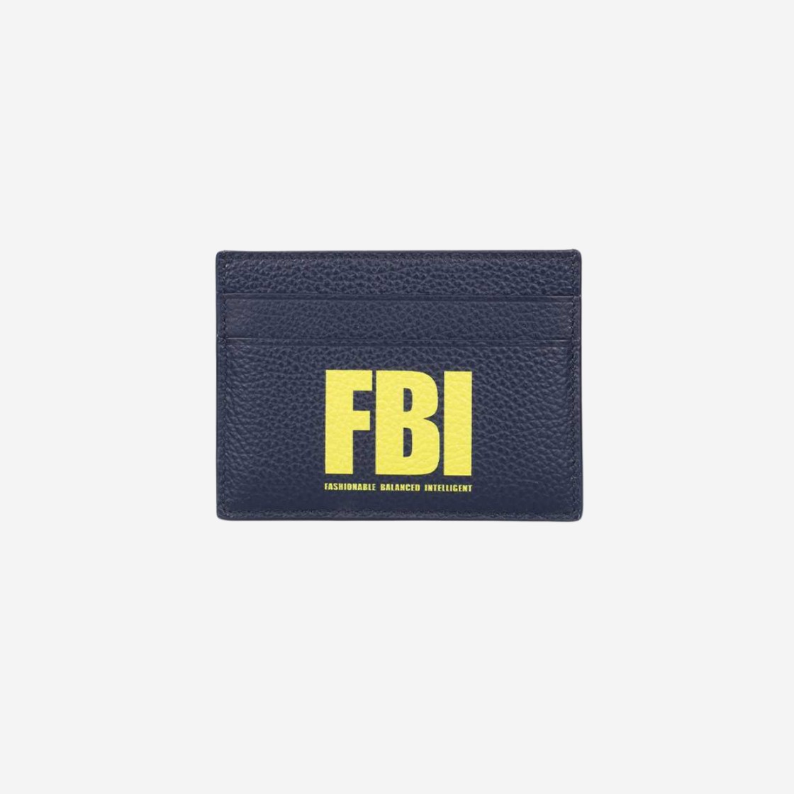 발렌시아가 FBI 프린트 카드 홀더 네이비 6675012102P4672