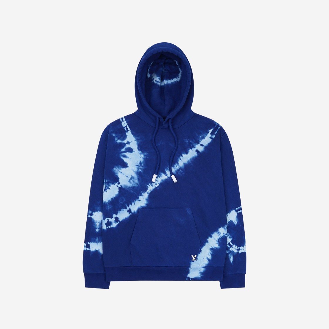 Louis Vuitton Tie&Dye Hoodie With LV Signature Heather/Grey/Blue for Women