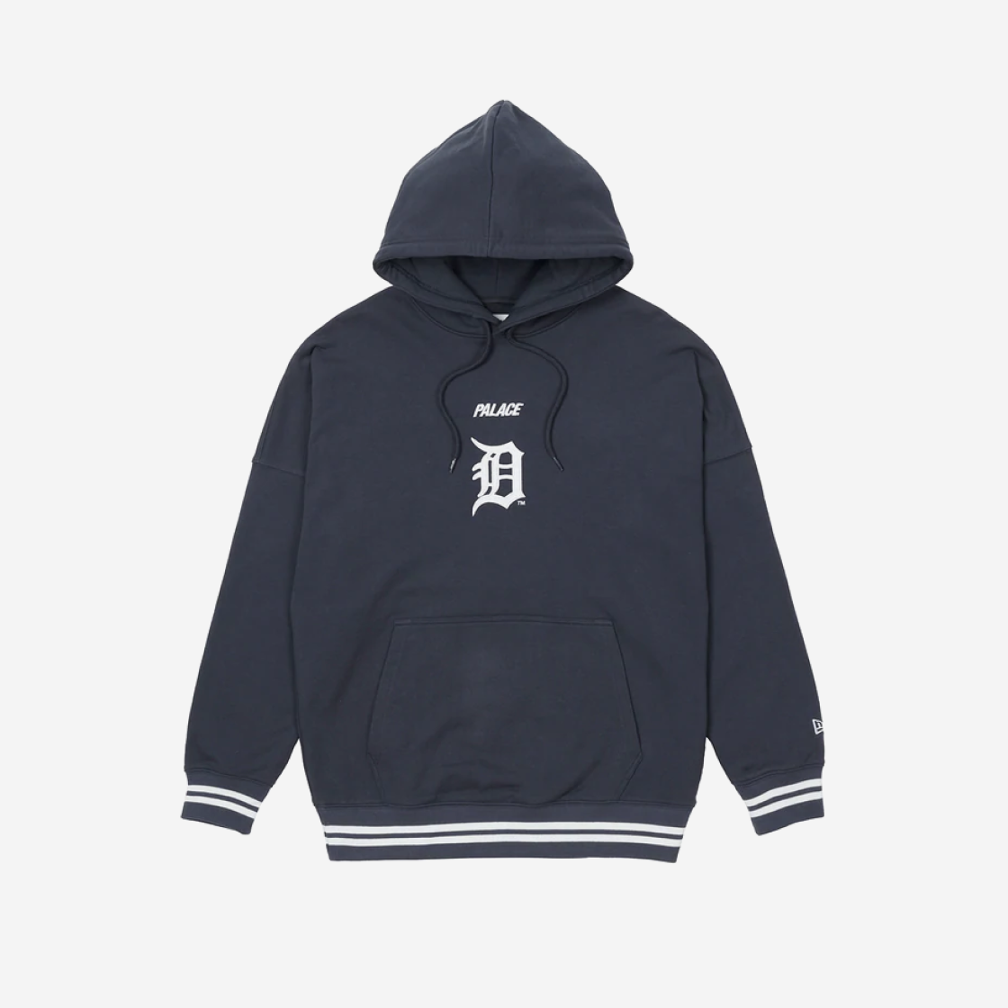 Palace x Detroit Tigers New Era Drop Shoulder Hood Navy